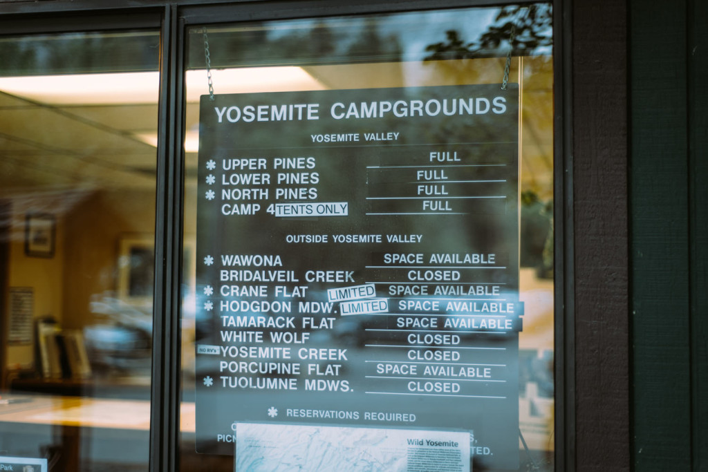 A NoReservations Guide to Camping in Yosemite National Park Camp Trend