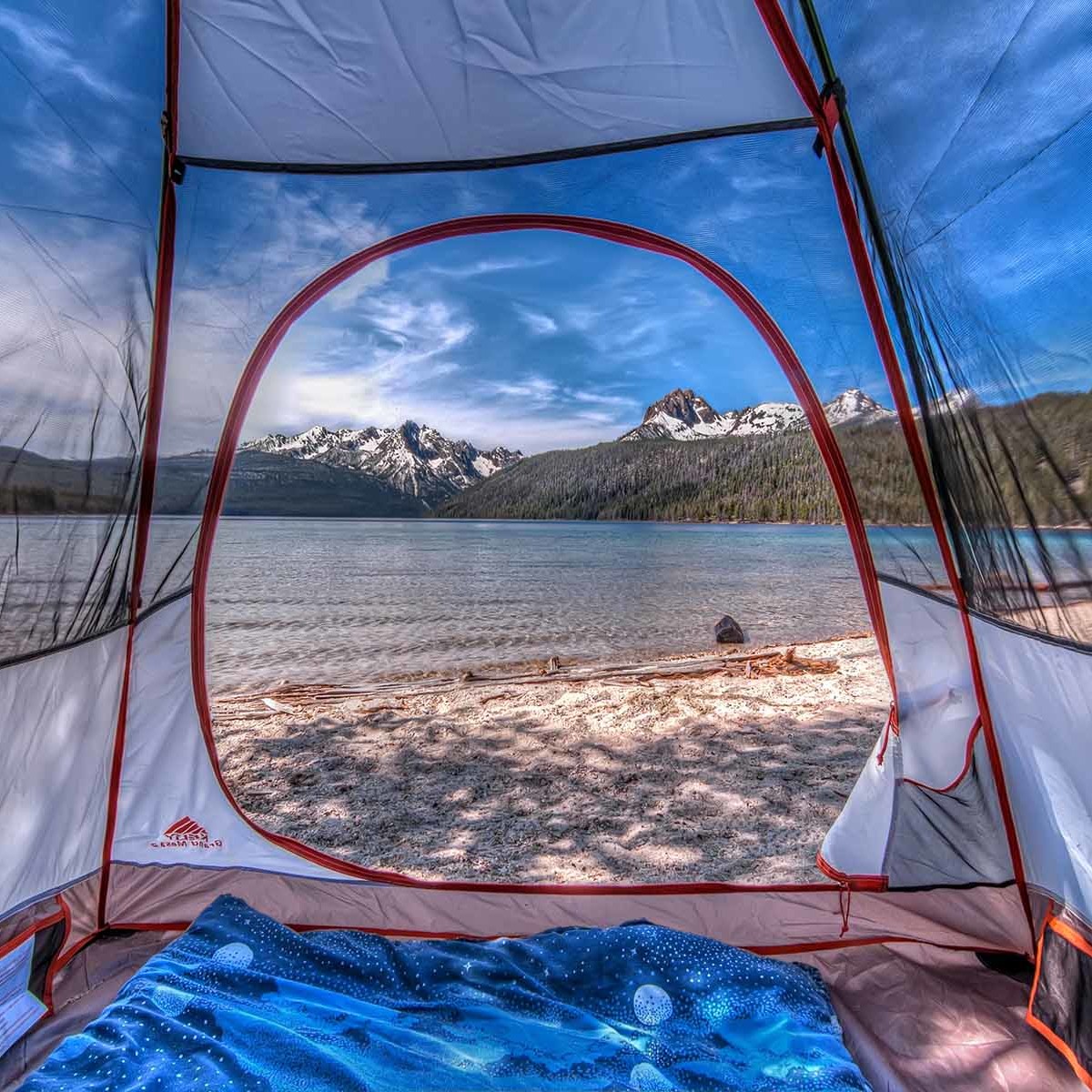 Vincent Anzalone - Tentview on Redfish Lake_CampTrend